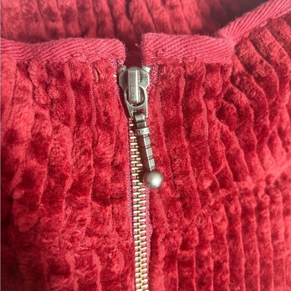 Woolrich Kinsdale Zip Up Corduroy Jacket Ruby red medium excellent condition - Picture 11 of 11